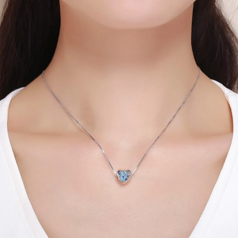 (Bild für) Silberner Liebes-Schmetterlings-Charm im Pandora-Stil - SCC653 - Ansicht 6