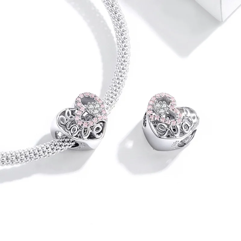 (Bild für) Silberner „Love of Life“-Charm im Pandora-Stil - SCC1301 - Ansicht 5