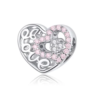 (Bild für) Silberner „Love of Life“-Charm im Pandora-Stil - SCC1301