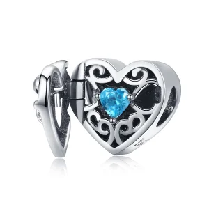 (Bild für) Silberner mystischer Stein-Charm im Pandora-Stil - SCC1053