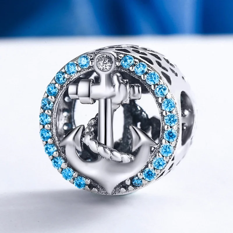 (Bild für) Silberner „Ocean Journey“-Charm im Pandora-Stil - SCC148 - Ansicht 4