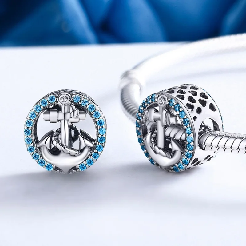 (Bild für) Silberner „Ocean Journey“-Charm im Pandora-Stil - SCC148 - Ansicht 5