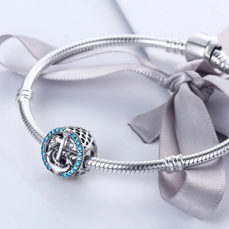 (Bild für) Silberner „Ocean Journey“-Charm im Pandora-Stil - SCC148 - Ansicht 6