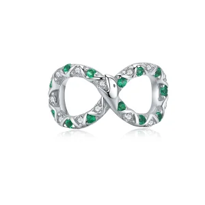 (Bild für) Silberner Ouroboros-Charm im Pandora-Stil - BSC186