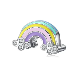 (Bild für) Silberner Regenbogen-Charm im Pandora-Stil - SCC1425