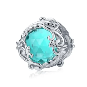 (Bild für) Silberner „Secret Garden“-Charm im Pandora-Stil - BSC105