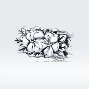 (Bild für) Silberner Sommerblumen-Charm im Pandora-Stil - SCC1488
