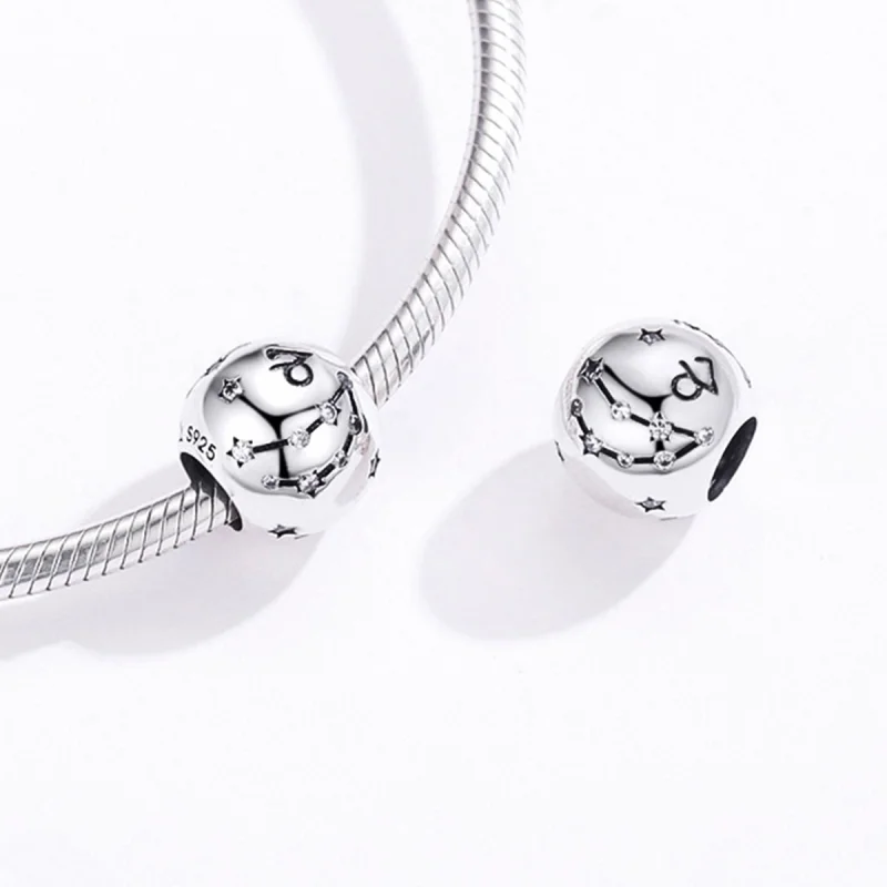 (Bild für) Silberner Steinbock-Charm im Pandora-Stil - SCC1218-10 - Ansicht 6