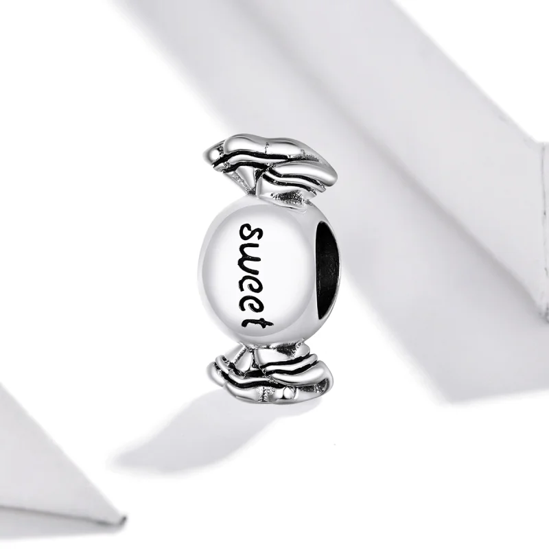 (Bild für) Silberner „Sweet Candy“-Charm im Pandora-Stil - BSC353 - Ansicht 2