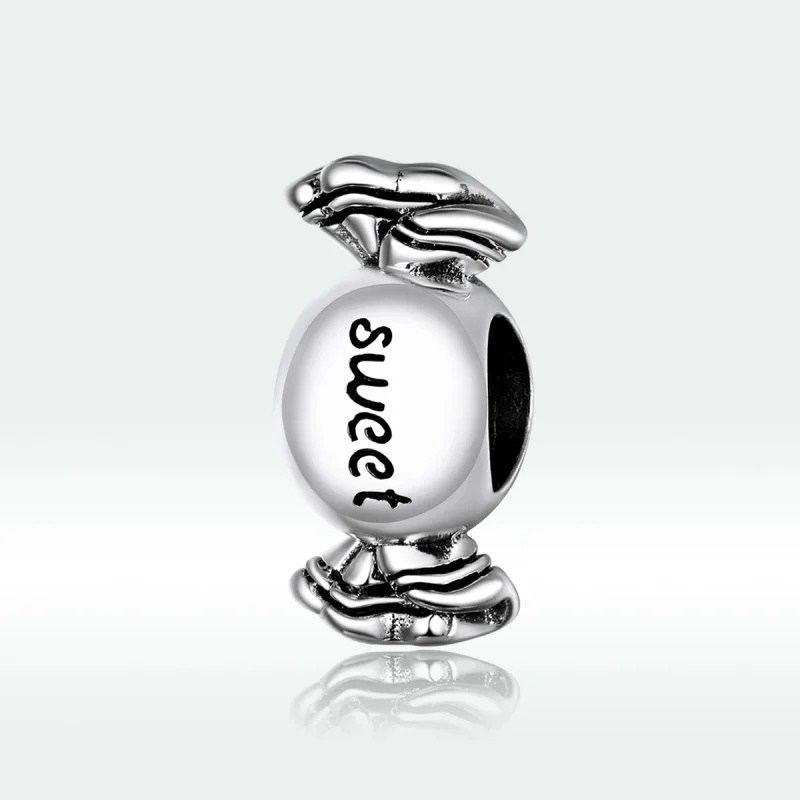 (Bild für) Silberner „Sweet Candy“-Charm im Pandora-Stil - BSC353 - Ansicht 5