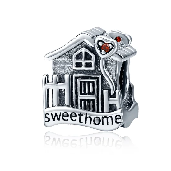 (Bild für) Silberner Sweethome-Charm im Pandora-Stil - SCC416