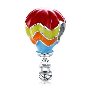 (Bild für) Silberner türkischer Heißluftballon-Charm im Pandora-Stil - SCC867