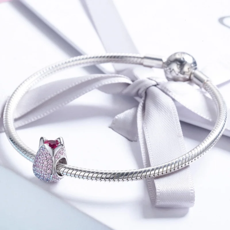 (Bild für) Silberner Tulpen-Charm im Pandora-Stil - SCC569 - Ansicht 6