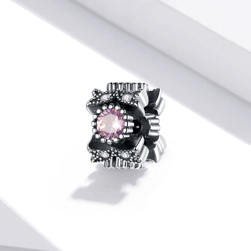(Bild für) Silberner „Victoria's Heartbeat“-Charm im Pandora-Stil - SCC1784 - Ansicht 2