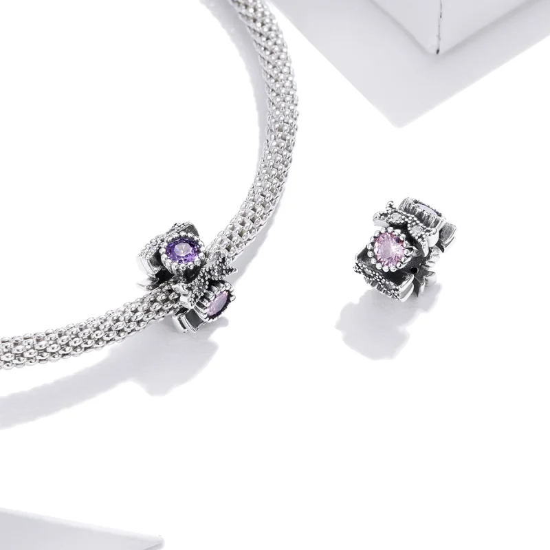 (Bild für) Silberner „Victoria's Heartbeat“-Charm im Pandora-Stil - SCC1784 - Ansicht 4