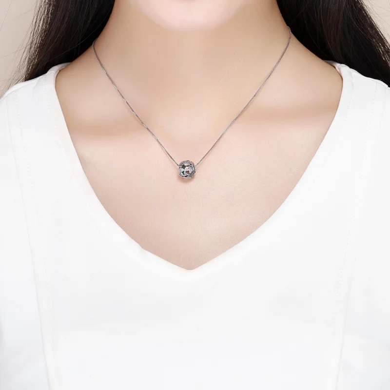 (Bild für) Silberner Vintage-Flügel-Charm im Pandora-Stil - SCC810 - Ansicht 5