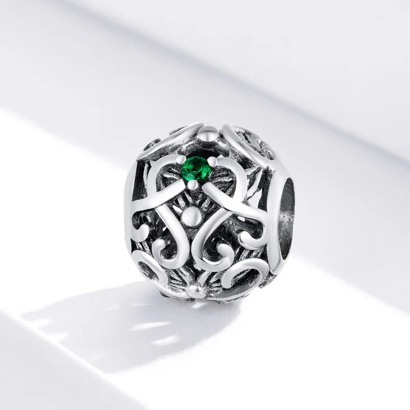 (Bild für) Silberner Vintage-Kreuz-Charm im Pandora-Stil - SCC1511 - Ansicht 2