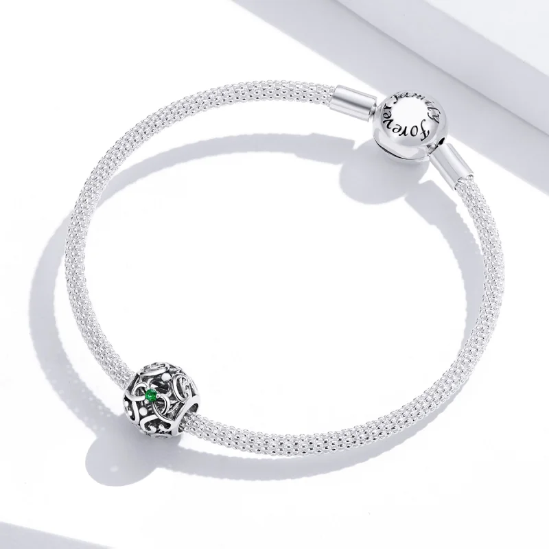 (Bild für) Silberner Vintage-Kreuz-Charm im Pandora-Stil - SCC1511 - Ansicht 3