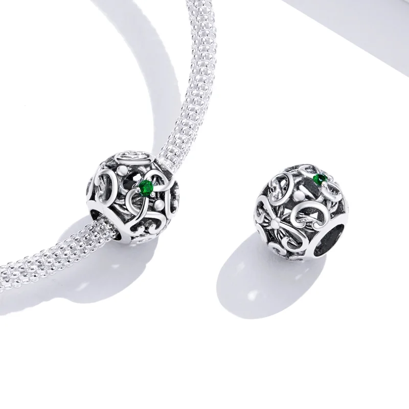 (Bild für) Silberner Vintage-Kreuz-Charm im Pandora-Stil - SCC1511 - Ansicht 4