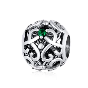 (Bild für) Silberner Vintage-Kreuz-Charm im Pandora-Stil - SCC1511