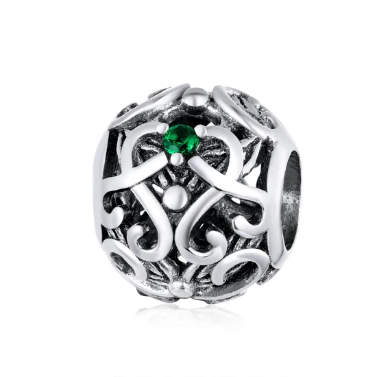 (Bild für) Silberner Vintage-Kreuz-Charm im Pandora-Stil - SCC1511