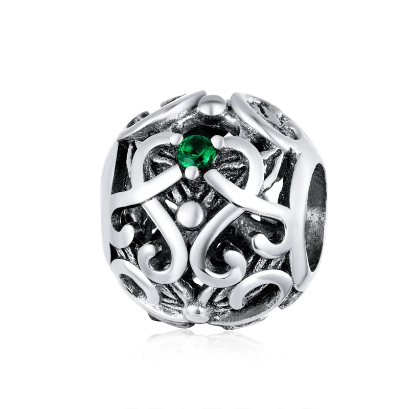 (Bild für) Silberner Vintage-Kreuz-Charm im Pandora-Stil - SCC1511