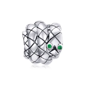 (Bild für) Silberner Vintage-Schlangen-Charm im Pandora-Stil - SCC1770