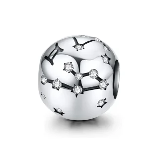 (Bild für) Silberner Zwilling-Charm im Pandora-Stil - SCC1218-3