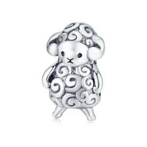 (Bild für) Silbernes kleines Schaf-Charm im Pandora-Stil - BSC187