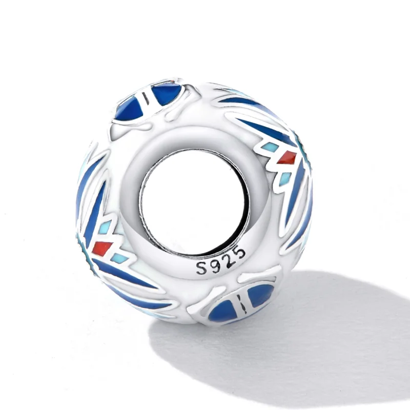 (Bild für) Skarabäus-Lotus-Charm im Pandora-Stil - SCC2254 - Ansicht 3