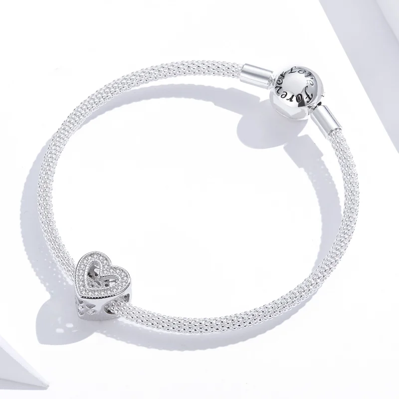 (Bild für) Smart Love Charm im Pandora-Stil - BSC213 - Ansicht 2