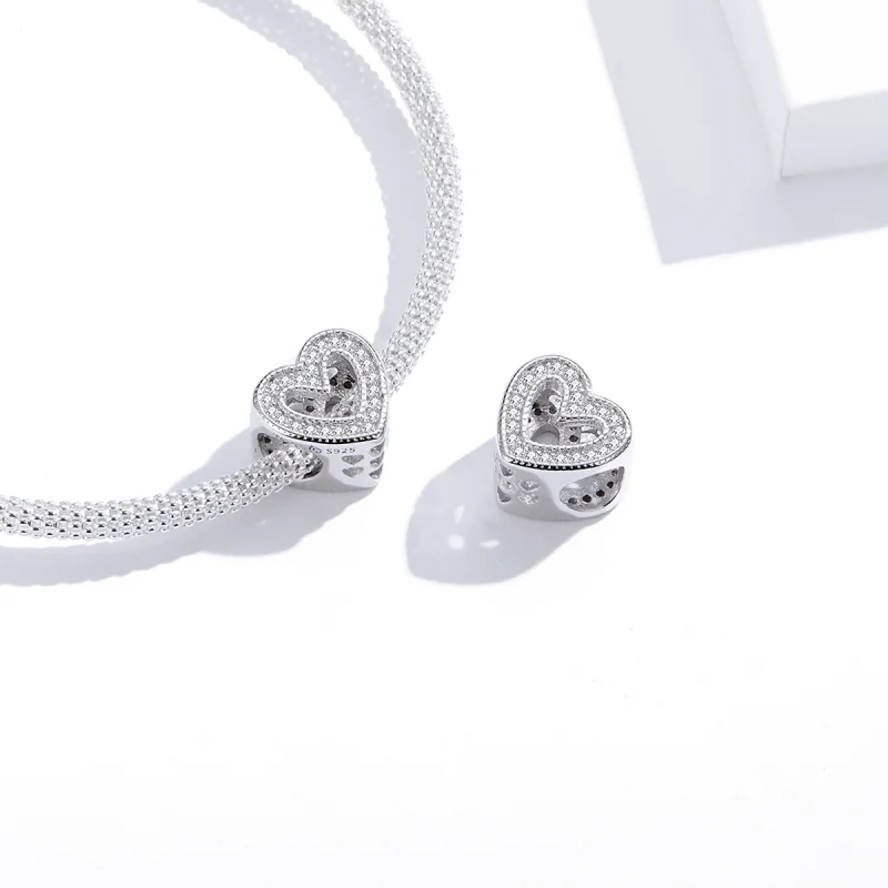 (Bild für) Smart Love Charm im Pandora-Stil - BSC213 - Ansicht 3