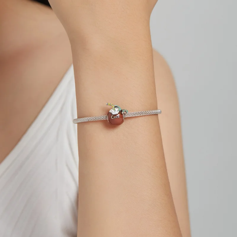 (Bild für) Sommer-Kokosnuss-Charm im Pandora-Stil - SCC1936 - Ansicht 5