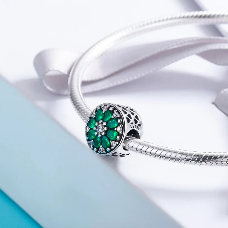 (Bild für) Sommergrüner Charm im Pandora-Stil - SCC629 - Ansicht 4
