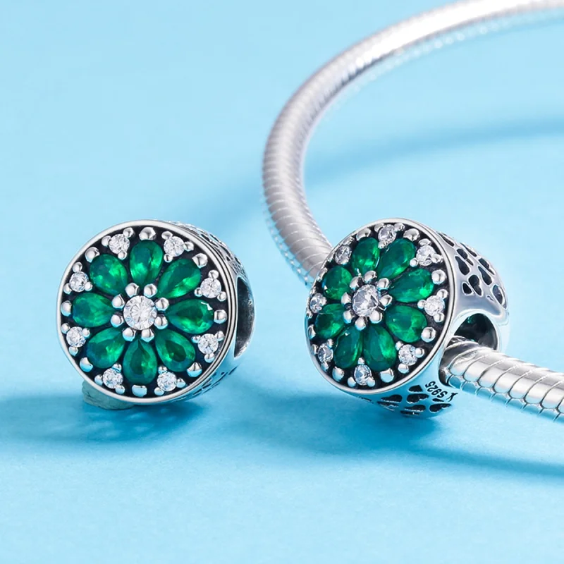 (Bild für) Sommergrüner Charm im Pandora-Stil - SCC629 - Ansicht 5