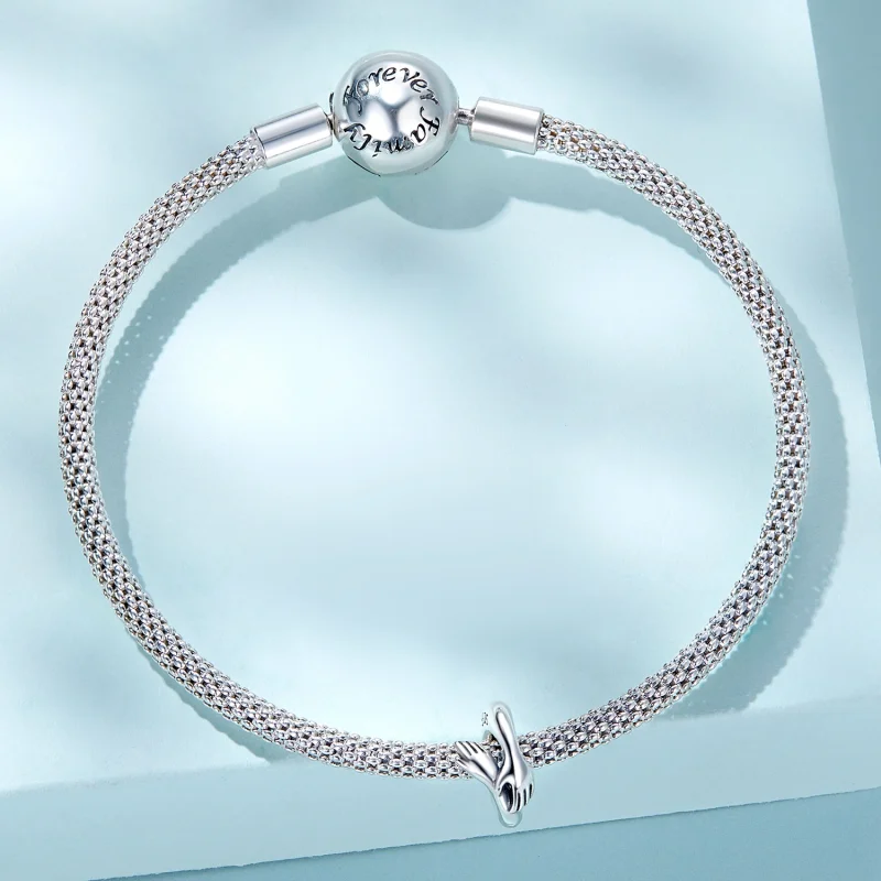(Bild für) Spacer-Charm „Embrace“ im Pandora-Stil - SCC2363 - Ansicht 4