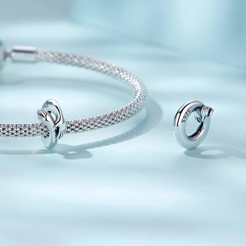 (Bild für) Spacer-Charm „Embrace“ im Pandora-Stil - SCC2363 - Ansicht 5