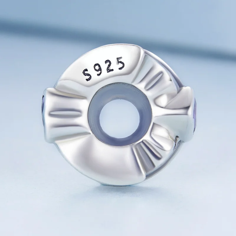 (Bild für) Spacer-Charm „Guardian Heart“ im Pandora-Stil - BSC677 - Ansicht 3