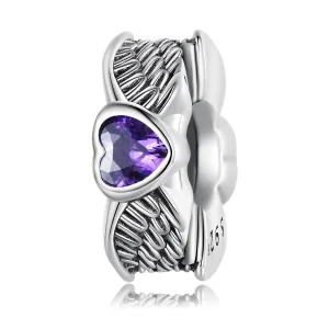 (Bild für) Spacer-Charm „Guardian Heart“ im Pandora-Stil - BSC677