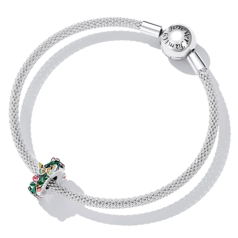 (Bild für) Spacer-Charm „Schmetterlingsblume“ im Pandora-Stil - SCC2251 - Ansicht 5