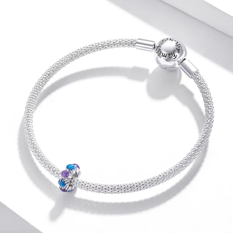 (Bild für) Spacer-Charm „Traummuschel“ im Pandora-Stil - BSC431 - Ansicht 3