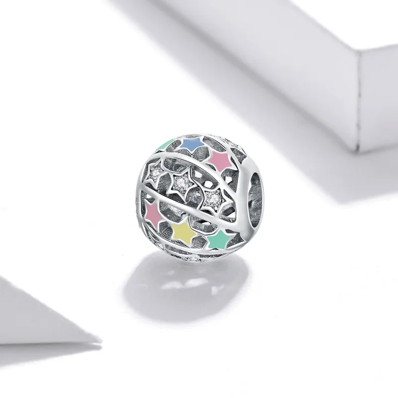 (Bild für) Stern-Planeten-Charm im Pandora-Stil - BSC438 - Ansicht 2