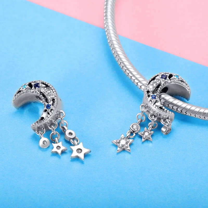 (Bild für) Sternenhimmel-Charm im Pandora-Stil - BSC023 - Ansicht 4