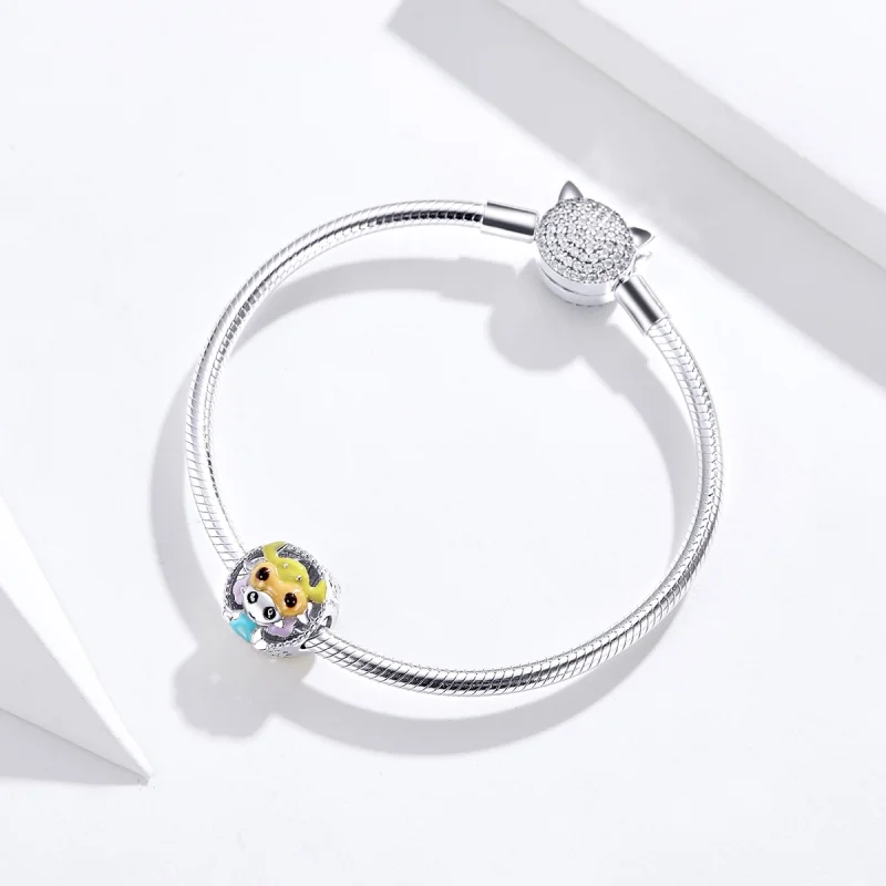 (Bild für) Stier-Charm im Pandora-Stil - BSC090 - Ansicht 3