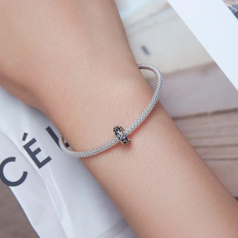 (Bild für) Streamer-Spacer-Charm im Pandora-Stil - BSC639 - Ansicht 5