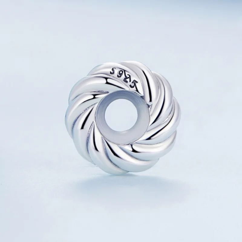(Bild für) Twist-Spacer-Charm im Pandora-Stil - BSC698 - Ansicht 3