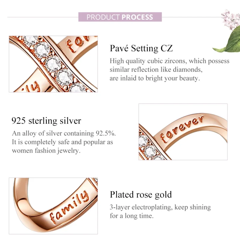 (Bild für) Unendlichkeits-Charm im Pandora-Stil aus Roségold - SCC1146-C - Ansicht 3