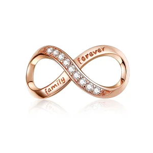 (Bild für) Unendlichkeits-Charm im Pandora-Stil aus Roségold - SCC1146-C