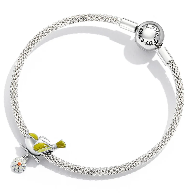 (Bild für) Vögel und Blumen im Pandora-Stil - SCC2191 - Ansicht 4
