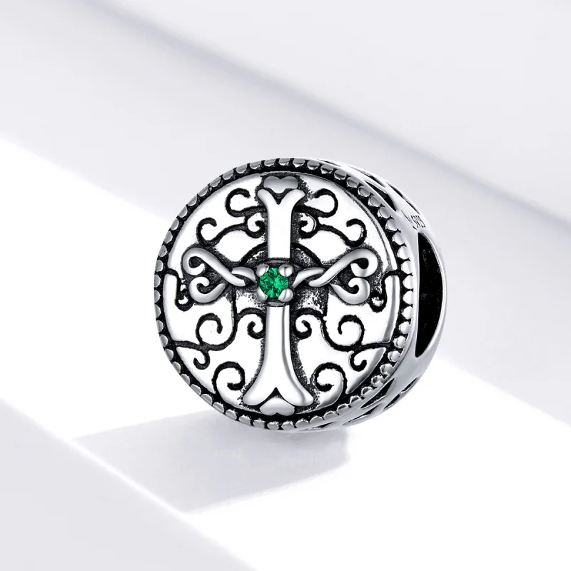 (Bild für) Vintage-Kreuz-Charm im Pandora-Stil - SCC1510 - Ansicht 2
